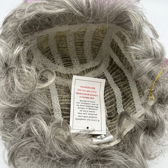NWT Paula Young Mid Colleen Gray Wig Color 51 Short Curly Synthetic Average main image 11